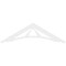 Ekena Millwork Pitch Stanford Architectural Grade PVC Gable Pediment, 72"W x 21"H x 1"P (7/12) GPP072X021X100STA - alternate 4